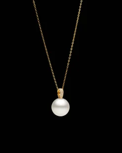 Necklaces & Pendants^Paspaley Audrey Pearl Pendant | 15mm Round Pearl, Diamonds, and Yellow Gold YellowGold