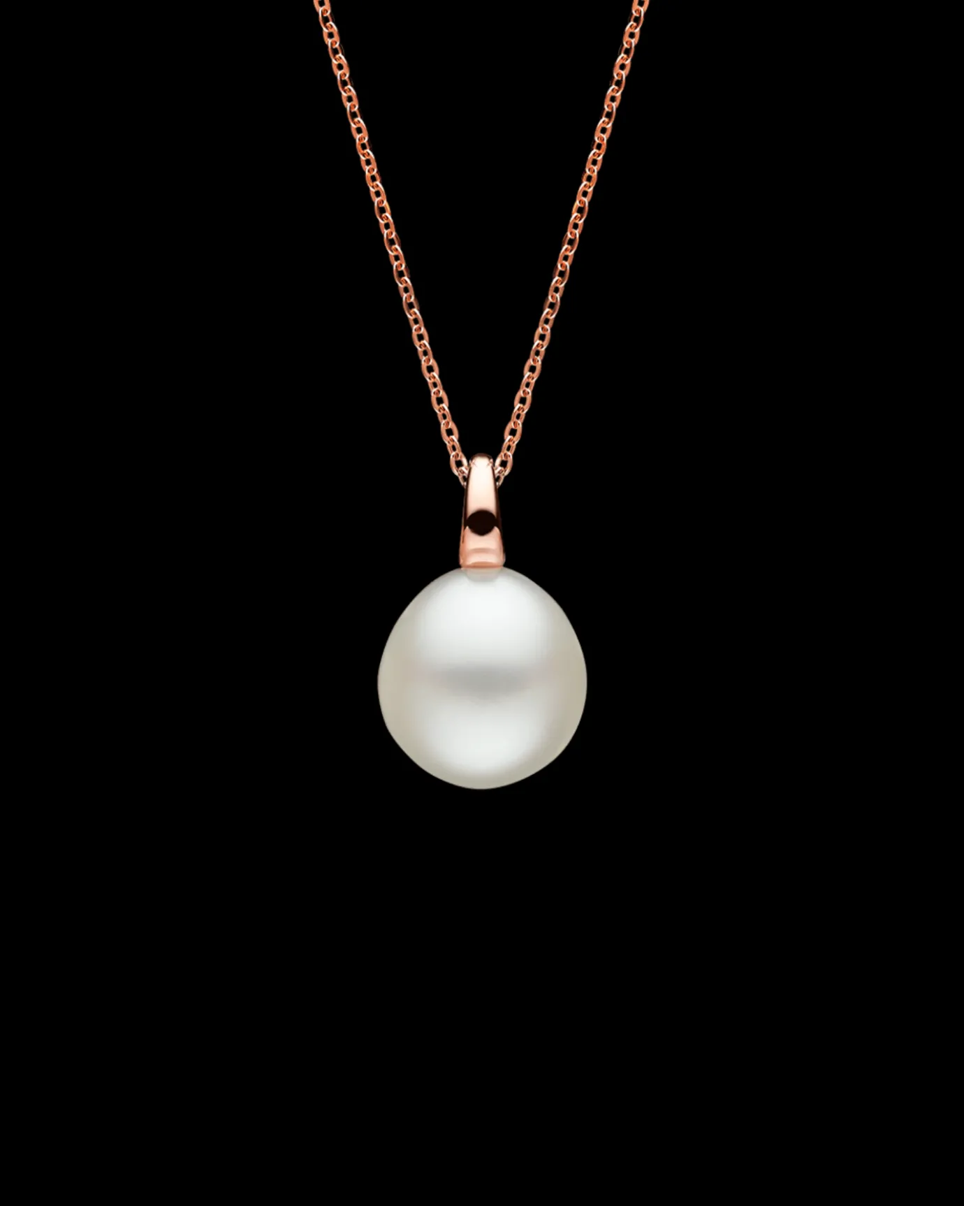 Necklaces & Pendants^Paspaley Bianca Pearl Pendant | 14mm Oval Pearl and Rose Gold RoseGold