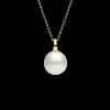 Necklaces & Pendants^Paspaley Bianca Pearl Pendant | 12mm Oval Pearl and Yellow Gold YellowGold