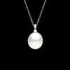 Necklaces & Pendants^Paspaley Bianca Pearl Pendant | 14mm Oval Pearl and White Gold WhiteGold
