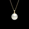 Necklaces & Pendants^Paspaley Bianca Pearl Pendant | 13mm Oval Pearl and Yellow Gold YellowGold