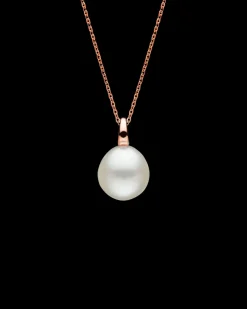 Necklaces & Pendants^Paspaley Bianca Pearl Pendant | 13mm Oval Pearl and Rose Gold RoseGold