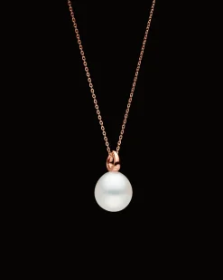 Necklaces & Pendants^Paspaley Bianca Pearl Pendant | 14mm Oval Pearl and Rose Gold RoseGold