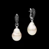 Earrings & Studs^Paspaley Black Diamond Touchstone Pearls My Way Earrings | 12mm Baroque Pearls, Black Diamonds and White Gold WhiteGold