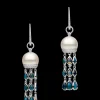 Earrings & Studs^Paspaley Black Opal Hero Lavalier Pearl Earrings | 10mm Oval Pearls, Black Opals, and White Gold WhiteGold