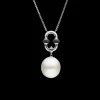 Necklaces & Pendants^Paspaley Black Spinel Anchor Link Pearl Necklet | 13mm Oval Pearl, Black Spinel, and White Gold WhiteGold