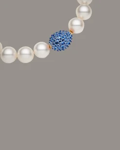 Clasps & Brooches^Paspaley Blue Sapphire Touchstone Clasp | Blue Sapphires and White Gold WhiteGold