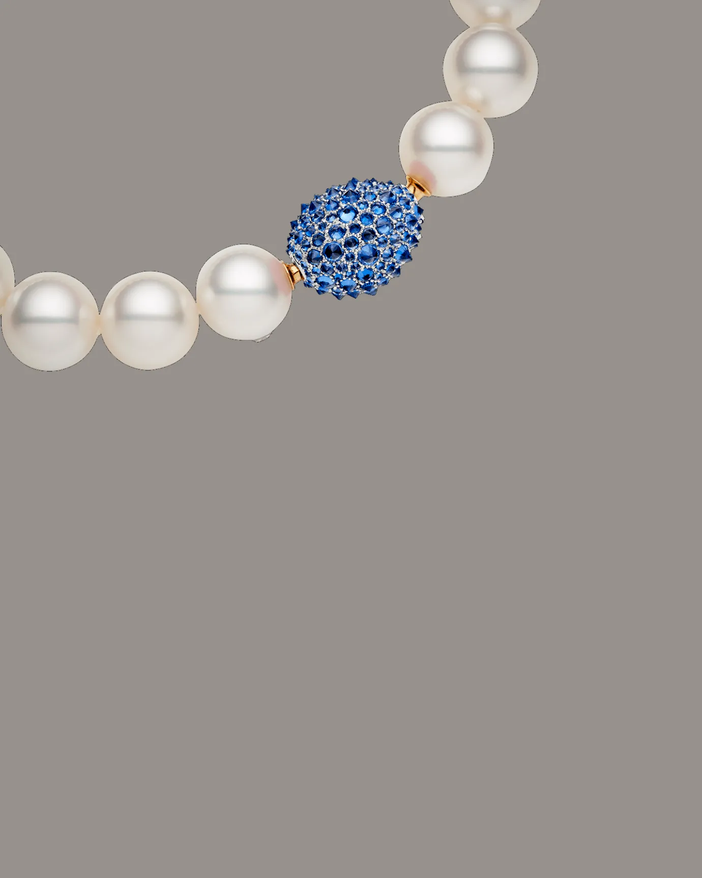 Clasps & Brooches^Paspaley Blue Sapphire Touchstone Clasp | Blue Sapphires and White Gold WhiteGold