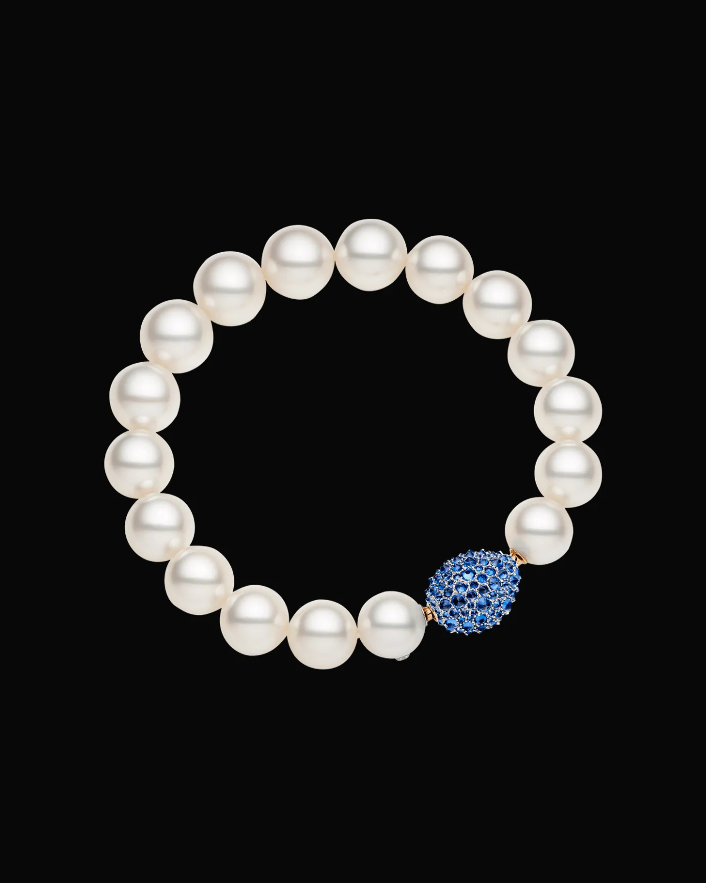 Clasps & Brooches^Paspaley Blue Sapphire Touchstone Clasp | Blue Sapphires and White Gold WhiteGold