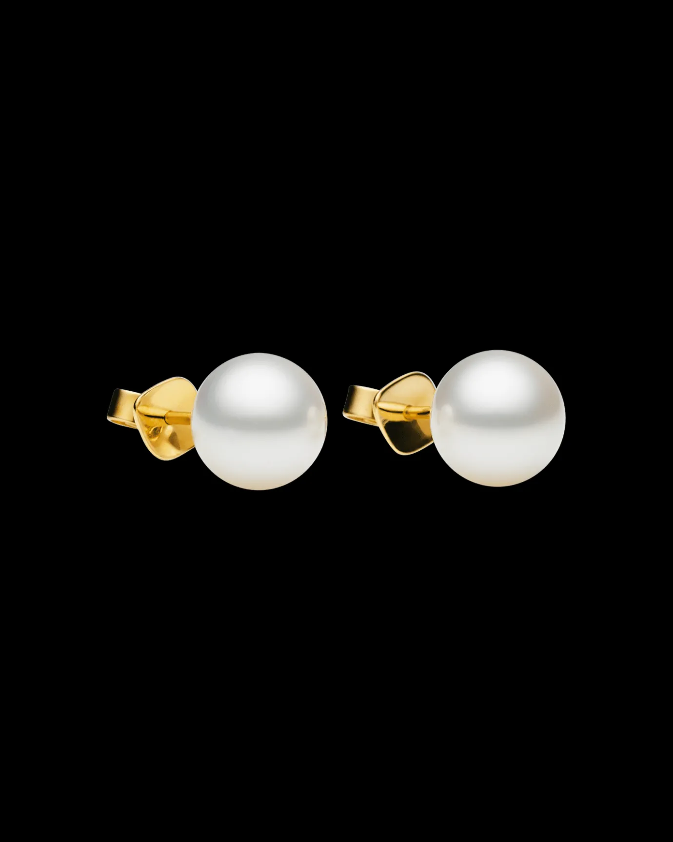 Earrings & Studs^Paspaley Button Pearl Stud Earrings | Button Pearls and Yellow Gold YellowGold
