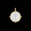 Chains, Charms & Accessories^Paspaley Cancer Coin Charm | Mother of Pearl, Diamonds, and Yellow Gold YellowGold