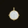 Chains, Charms & Accessories^Paspaley Capricorn Coin Charm | Mother of Pearl, Diamonds, and Yellow Gold YellowGold
