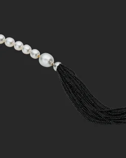 Chains, Charms & Accessories^Paspaley Cascade Necklace | Black Spinel and White Gold WhiteGold