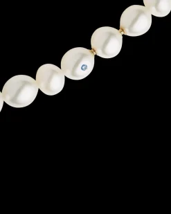 Strand Necklaces & Bracelets | Necklaces & Pendants^Paspaley Delfini Blue Pearl Strand Necklace | 11-14mm Pearls and Blue Sapphire YellowGold