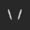 Earrings & Studs^Paspaley Diamond Bollard Studs | Diamond and White Gold WhiteGold