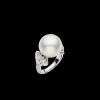 Rings^Paspaley Diamond Clamshell Ring | 15mm Round Pearl, Diamonds, and Platinum