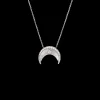 Necklaces & Pendants^Paspaley Diamond Crescent Moon Necklace | Mother of Pearl, Diamonds, and White Gold WhiteGold