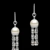 Earrings & Studs^Paspaley Diamond Hero Lavalier Pearl Earrings | 10mm Oval Pearls, Diamonds, and White Gold WhiteGold