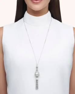 Necklaces & Pendants^Paspaley Diamond Hero Lavalier Pearl Necklace | 18mm Round Pearl, Diamonds, and White Gold WhiteGold