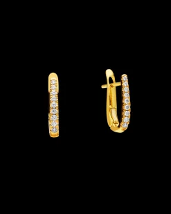 Earrings & Studs^Paspaley Diamond Horseshoe Earrings | Diamonds and Yellow Gold YellowGold