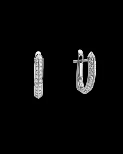 Earrings & Studs^Paspaley Diamond Keel Edge Earrings | Diamonds and White Gold WhiteGold
