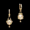 Earrings & Studs^Paspaley Diamond Lavalier Pearl Earrings | 12mm Circle Pearls, Diamonds, and Yellow Gold YellowGold