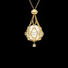 Necklaces & Pendants^Paspaley Diamond Lavalier Pearl Necklace | 15mm Circle Pearl, Diamonds, and Yellow Gold YellowGold