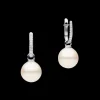 Earrings & Studs^Paspaley Diamond Pearls My Way Earrings | 12mm Oval Pearls, Diamonds, and White Gold WhiteGold