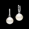 Earrings & Studs^Paspaley Diamond Pearls My Way Earrings | 14mm Circle Pearls, Diamonds and White Gold WhiteGold