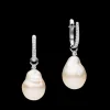 Earrings & Studs^Paspaley Diamond Pearls My Way Earrings | 12mm Baroque Pearls, Diamonds, and White Gold WhiteGold
