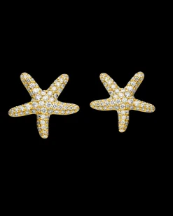 Earrings & Studs^Paspaley Diamond Starfish Earrings | Diamonds and Yellow Gold YellowGold