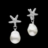 Earrings & Studs^Paspaley Diamond Starfish Pearls My Way Earrings | 14mm Baroque Pearls, Diamonds, and White Gold WhiteGold