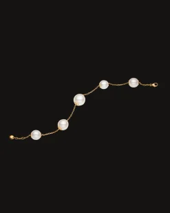 Bracelets^Paspaley Diamond Touchstone Pearl Bracelet | 10-12mm Oval Pearls, Diamonds, and Yellow Gold YellowGold
