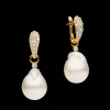 Earrings & Studs^Paspaley Diamond Touchstone Pearls My Way Earrings | 12mm Baroque Pearls, Diamonds, and Yellow Gold YellowGold