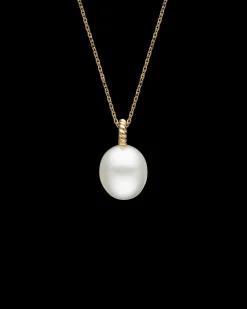 Necklaces & Pendants^Paspaley Dive Rope Pearl Pendant | 13mm Drop Pearl and Yellow Gold YellowGold