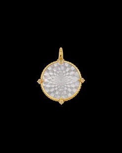 Chains, Charms & Accessories^Paspaley Dolphin Coin Charm | Mother of Pearl, Diamonds, and Yellow Gold YellowGold