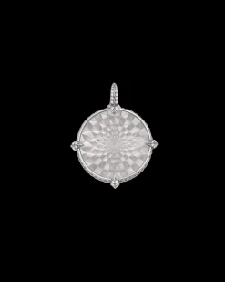 Chains, Charms & Accessories^Paspaley Dolphin Coin Charm | Mother of Pearl, Diamonds, and White Gold WhiteGold