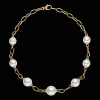 Necklaces & Pendants^Paspaley Eternity Pearl Necklace | 12-15mm Oval Pearls, Diamonds, and Yellow Gold YellowGold