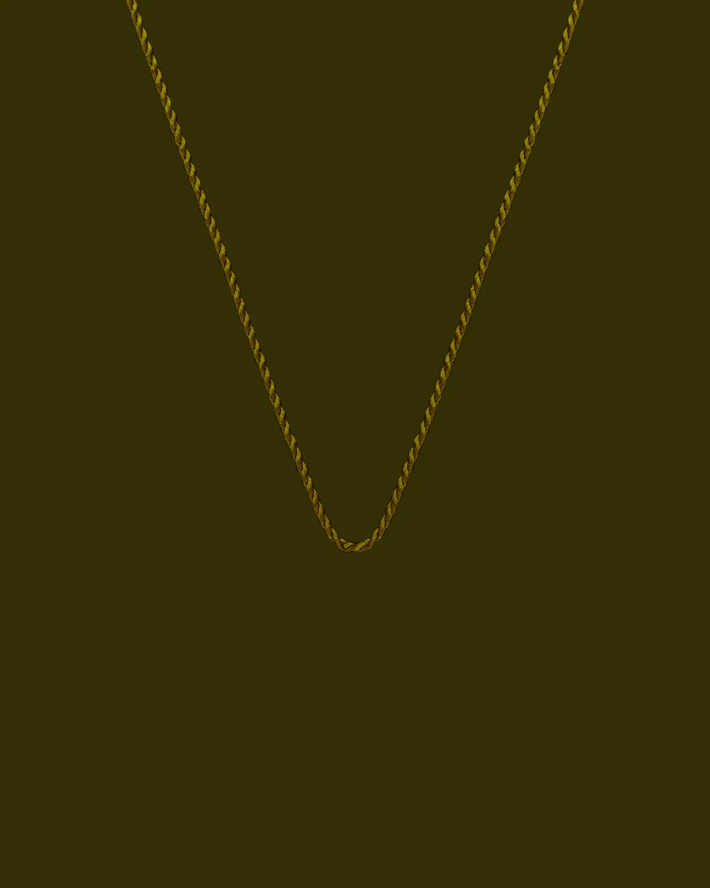 Chains, Charms & Accessories^Paspaley Eucalyptus Silk Rope | Silk and Yellow Gold YellowGold
