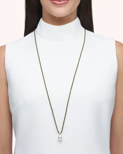 Chains, Charms & Accessories^Paspaley Eucalyptus Silk Rope | Silk and Yellow Gold YellowGold