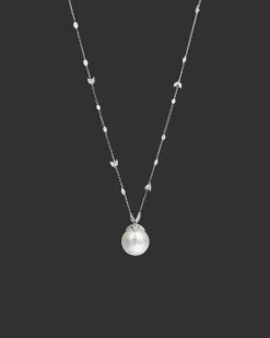 Necklaces & Pendants^Paspaley Full Moon Pearl Necklace | 15mm Round Pearl, Diamonds, and White Gold WhiteGold
