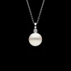 Necklaces & Pendants^Paspaley Grace Pearl Pendant | 12mm Semi-Round Pearl, Diamond and White Gold WhiteGold