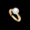 Rings^Paspaley Julia Pearl Ring | 9mm Keshi Pearl, Diamonds, and Yellow Gold YellowGold
