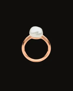 Rings^Paspaley Julia Pearl Ring | 9mm Keshi Pearl, Diamonds, and Rose Gold RoseGold
