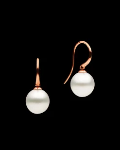 Earrings & Studs^Paspaley Keel Edge Pearl Earrings | 11mm Oval Pearls and Rose Gold RoseGold