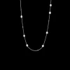 Necklaces & Pendants^Paspaley Keshi Pearl Long Chain Necklace | 5mm Keshi Pearls, Diamonds, and White Gold WhiteGold