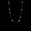 Necklaces & Pendants^Paspaley Keshi Pearl Long Chain Necklace | 5mm Keshi Pearls, Diamonds, and Yellow Gold YellowGold