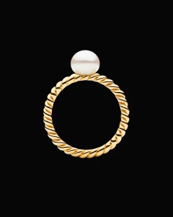 Rings^Paspaley Keshi Pearl Rope Ring | 7mm Keshi Pearl and Yellow Gold YellowGold