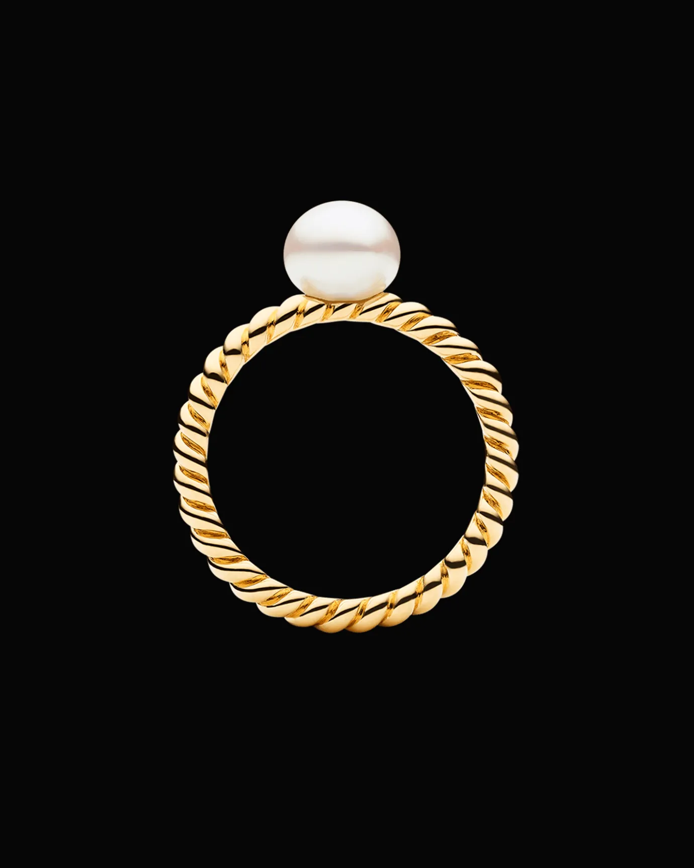 Rings^Paspaley Keshi Pearl Rope Ring | 7mm Keshi Pearl and Yellow Gold YellowGold