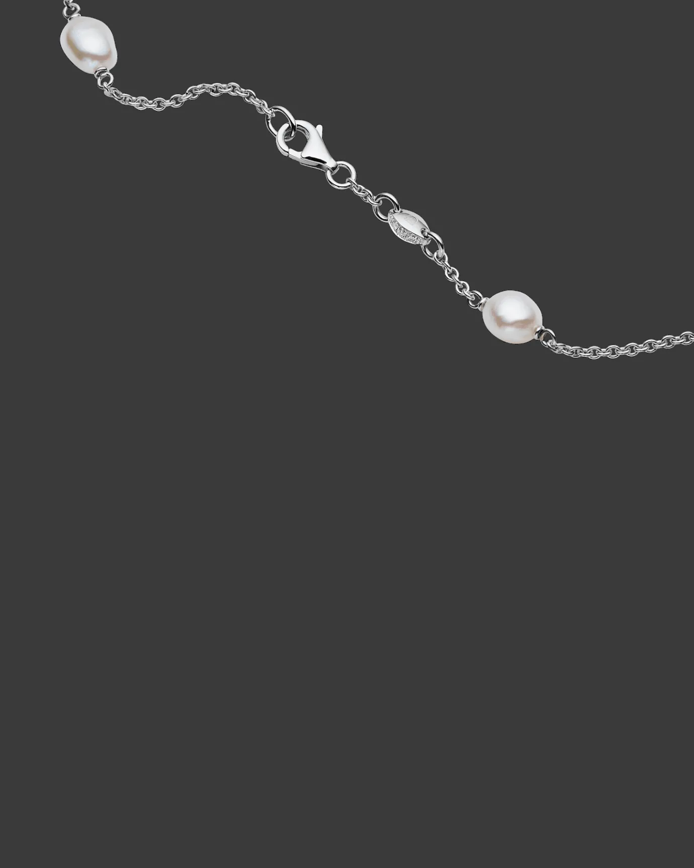 Necklaces & Pendants^Paspaley Keshi Pearl Short Chain Necklace | 5mm Keshi Pearls, Diamonds, and White Gold WhiteGold